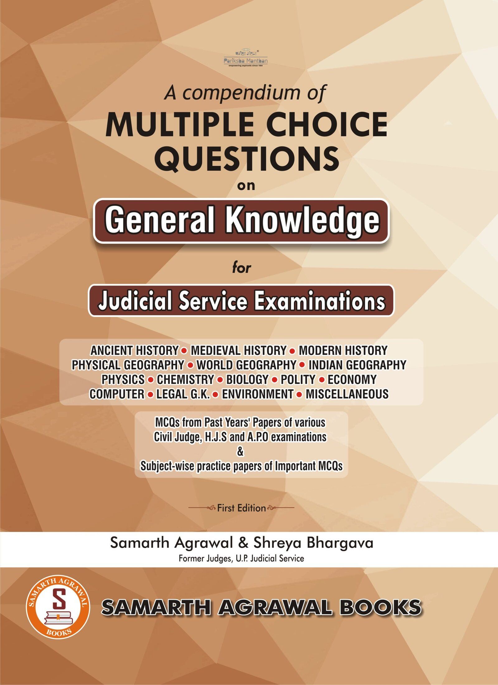 A Compendium of Multiple Choice Questions on General Knowledge for Judicial Service Examinations