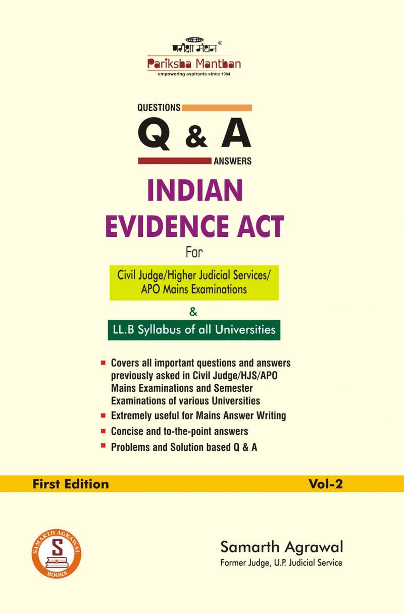 Questions and Answers: Indian Evidence Act