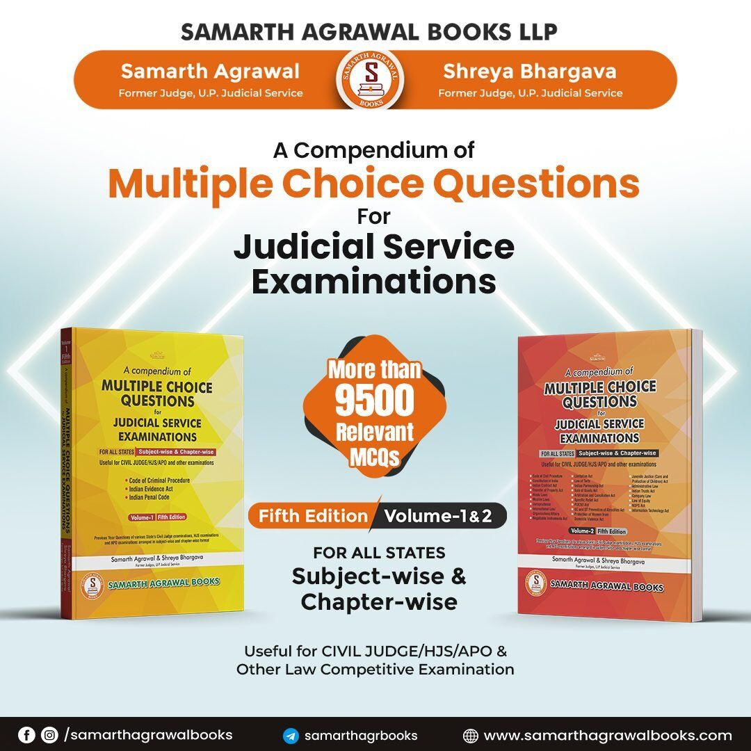 Compendium of Multiple Choice Questions for Judicial Service Examinations: Volume 1 & 2