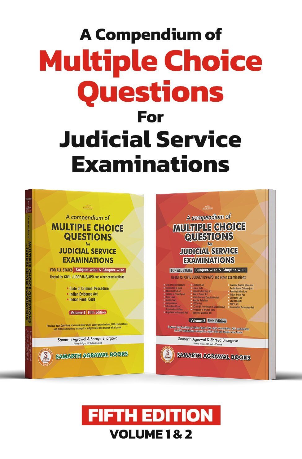 Compendium of Multiple Choice Questions for Judicial Service Examinations: Volume 1 & 2
